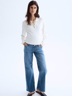 HM Mama MaternityWide-Leg Jeans